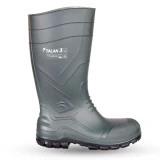 Чоботи гумові Талан PVC S3 Хакі з металевим носком і устілкою